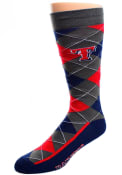 Texas Rangers Argyle Zoom Argyle Socks - Blue