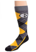 Pittsburgh Steelers Argyle Zoom Argyle Socks - Black