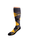 Missouri Tigers Argyle Zoom Argyle Socks - Black
