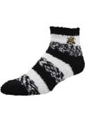 Wichita State Shockers Womens Stripe Quarter Socks - Black