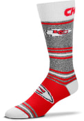 Kansas City Chiefs Stripealicious Dress Socks - Red