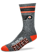 Philadelphia Flyers Got Marbled Crew Socks - Grey