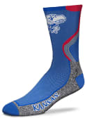 Kansas Jayhawks FBF Crew Socks - Blue
