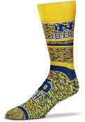 Notre Dame Fighting Irish Game Time Dress Socks - Yellow