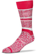 Detroit Red Wings Game Time Dress Socks - Red
