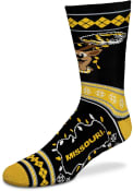 Missouri Tigers 2019 Ugly Sweater Crew Socks - Yellow