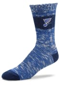 St Louis Blues Womens Alpine Stripes Crew Socks - Blue