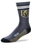 Vegas Golden Knights 4 Stripe Deuce Crew Socks - Red