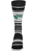 North Texas Mean Green Mas Stripe Dress Socks - Green