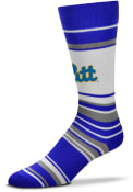 Pitt Panthers Mas Stripe Dress Socks - Blue
