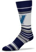 Villanova Wildcats Mas Stripe Dress Socks - Blue