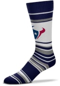 Houston Texans Mas Stripe Dress Socks - Navy Blue