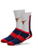 Texas Longhorns Patriotic Crew Socks - Navy Blue