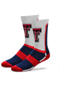 Texas Tech Red Raiders Patriotic Crew Socks - Navy Blue