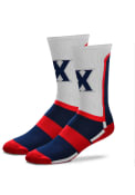Xavier Musketeers Patriotic Crew Socks - Navy Blue
