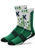 Xavier Musketeers St Pattys Day Crew Socks - Green