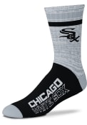 Chicago White Sox Retro Deuce Crew Socks - Black