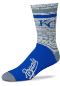 Kansas City Royals Retro Deuce Crew Socks - Blue