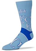 Kansas City Royals End to End Dress Socks - Light Blue