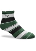 Dallas Stars Womens Skip Stripe Quarter Socks - Green