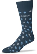 Dallas Ft Worth Stars All Over Dress Socks - Charcoal