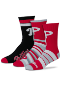 Philadelphia Phillies Team Batch Crew Socks - Red
