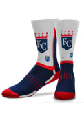 Kansas City Royals Red White and Blue Crew Socks - Blue
