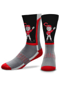 Cincinnati Reds Mascot Snoop Crew Socks - Red