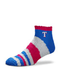 Texas Rangers Womens Sleepsoft Quarter Socks - Blue
