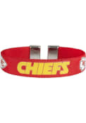 Kansas City Chiefs Womens Ribbon Bracelet - Red