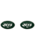 New York Jets Womens Logo Post Earrings - Green