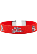 St Louis Cardinals Womens Ribbon Bracelet - Red