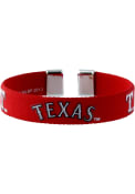 Texas Rangers Womens Ribbon Bracelet - Red