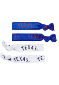 Texas Rangers Kids 4 Pack Hair Ribbons - Red