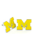 Michigan Wolverines Womens Logo Post Earrings - Blue