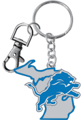 Detroit Lions Home State Keychain