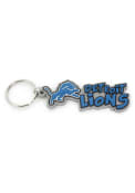 Detroit Lions Rubber Keychain