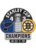 St Louis Blues 2019 Stanley Cup Champs Score Pin