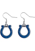 Indianapolis Colts Womens Logo Dangler Earrings - Blue