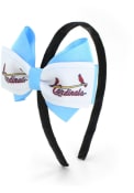St Louis Cardinals Youth 2 Tone Bow Headband - Red