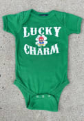 Kansas Jayhawks Baby Green Lucky Charm One Piece