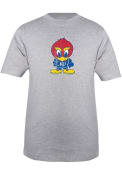 Kansas Jayhawks Youth Toni Distress Baby Jay T-Shirt - Grey