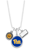 Pitt Panthers Womens Home Sweet School Necklace - Navy Blue