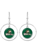 Wright State Raiders Womens Campus Chic Earrings - Green