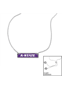 K-State Wildcats Womens Nameplate Necklace -