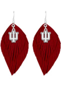 Indiana Hoosiers Womens Boho Earrings - Red