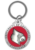Louisville Cardinals Pewter Keychain