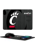 Black Cincinnati Bearcats 15-Watt Mouse Pad Phone Charger