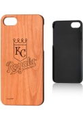 Kansas City Royals iPhone 7/8 Woodburned Cherry Wood Phone Cover