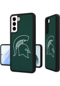 Michigan State Spartans Logo Solid Galaxy S21 Bumper Phone Cover